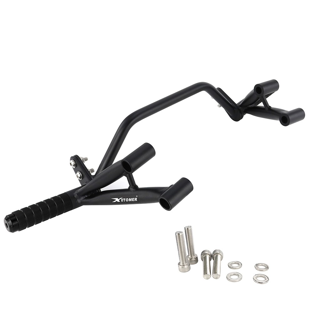 Stunt Subcage Passenger Footpegs Guard Fit For Kawasaki Z650/Ninja 650 2017-2025