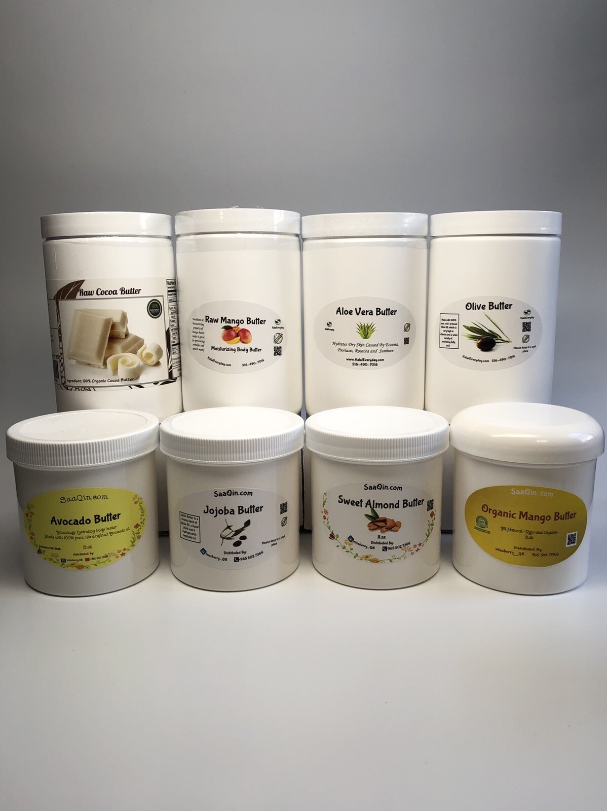 Raw Organic Butter 100% Pure Natural Cold Pressed Fresh Skin Face Hair Body DIY