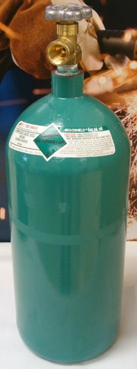 40 cu/ft 100% Argon Welding Gas Cylinder Tank CGA 580 - FULL