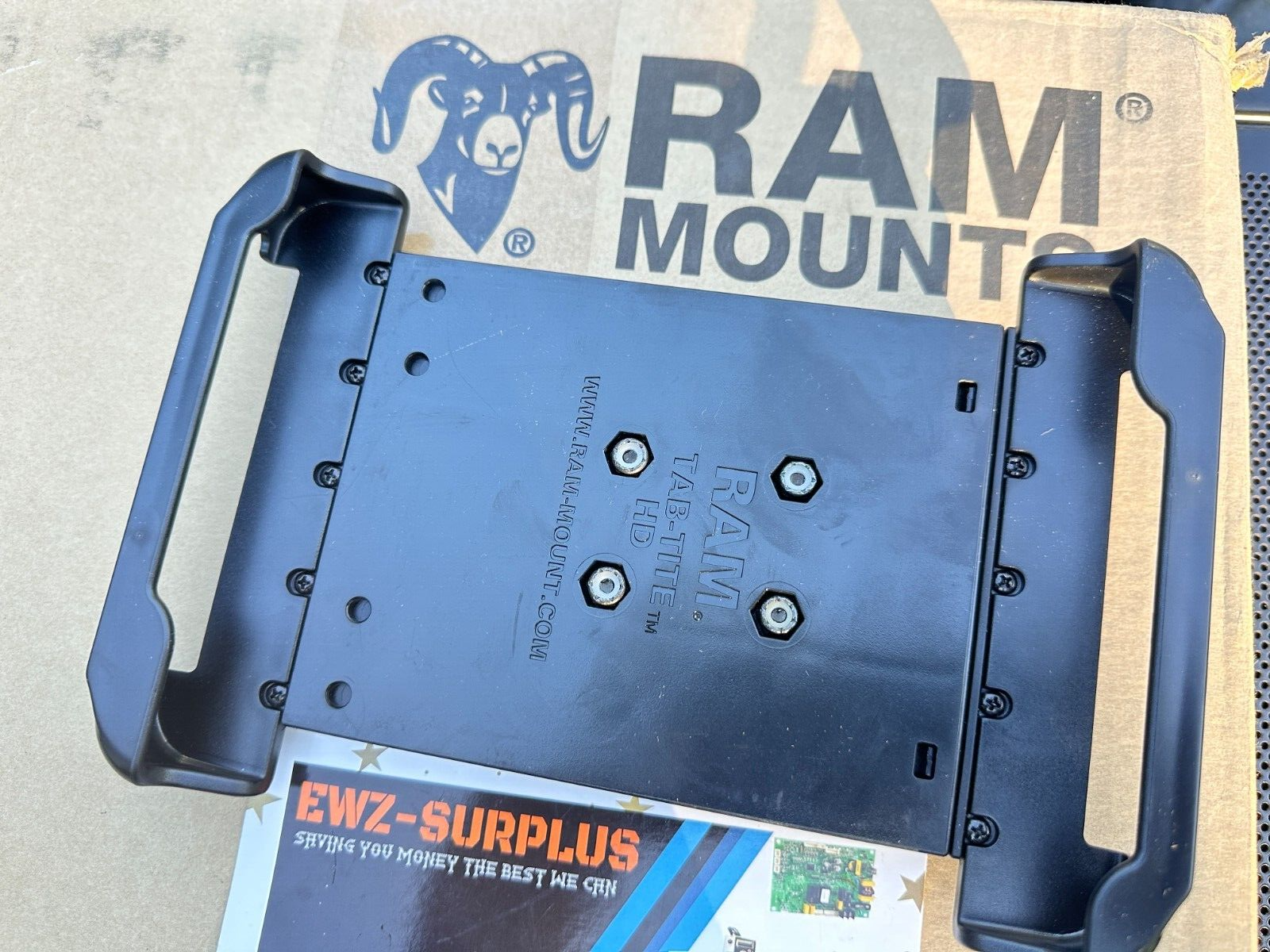 RAM Mount Tablet Mount Tab-Tite Cradle for 8" 8.4" Tablets RAM-HOL-TAB23U NEW
