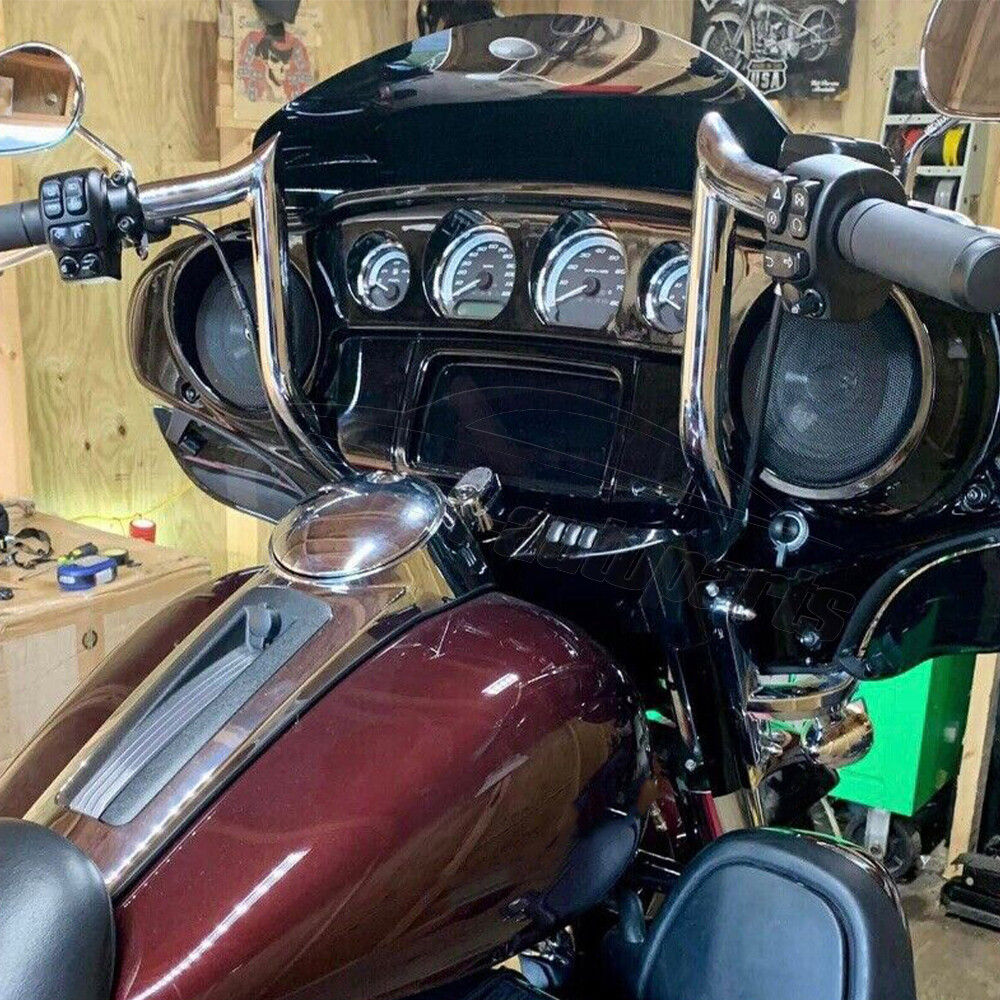 For 86-UP Harley Electra Street Glide Rise 14" Monkey Bar Ape Meathook Handlebar