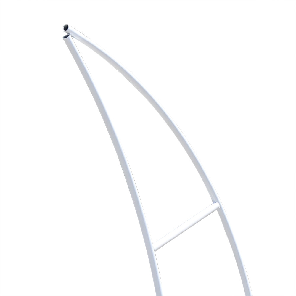 2 Piece Wedding Arch Crescent Moon Floral Stand Party Framework Stand Backdrop