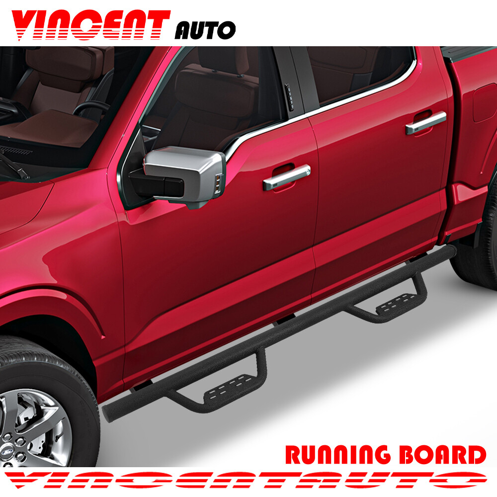 Fit 99-16 FORD F250 Superduty Super Cab Nerf Bar Running Board Side Step BLK BOC