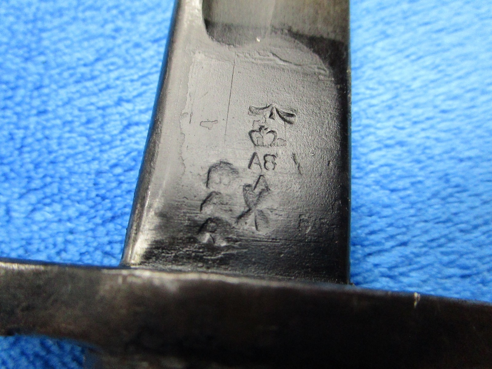 VINTAGE ORIGINAL US MADE BRITISH M1913 BAYONET AND SCABBARD MAKER REMINGTON 1917