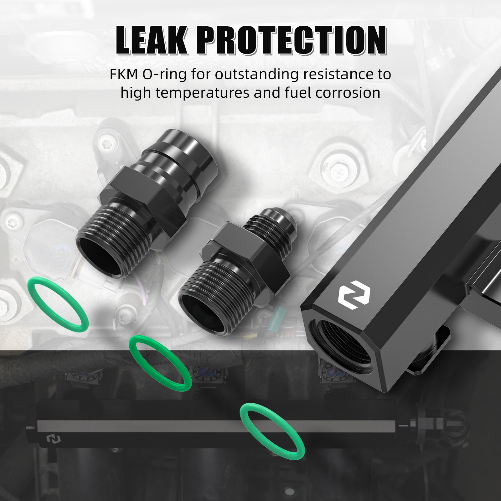 NICECNC Racing Fuel Rail Billet Aluminum For Can-Am Maverick X3 Max R RR 2017-23