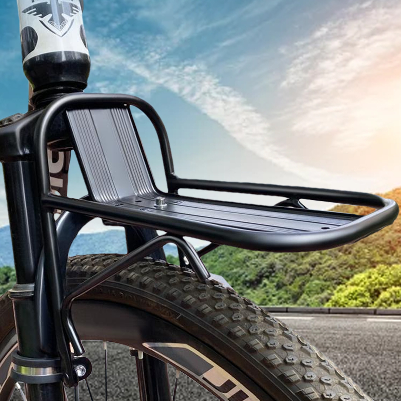 Bicycle Front Rack Luggage Touring Carrier Racks Mountain Road Bike Carrier Rack