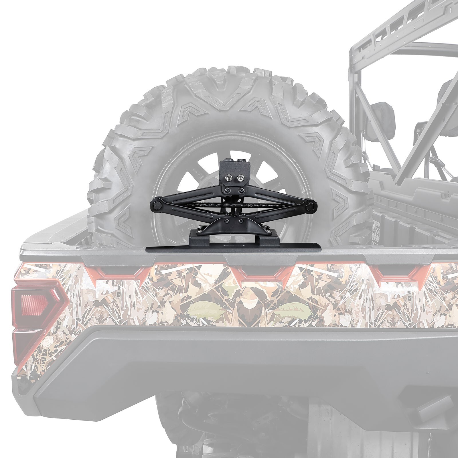 UTV Spare Tire Carrier Mount Bracket for Polaris Ranger 500 570 900 1000 XP Crew