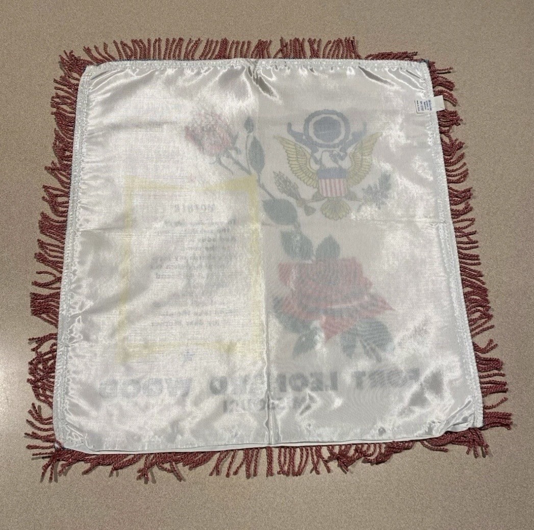 8 Vtg 1940s Military WWll Satin Souvenir Sweetheart Pillow Shams (1 is Velvet)