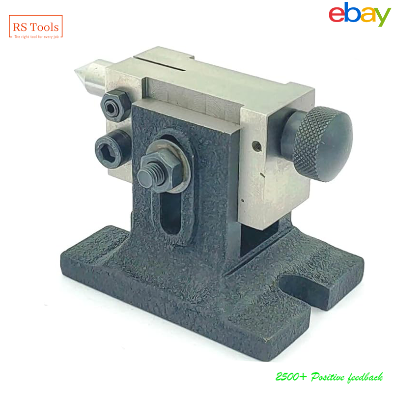 Single Bolt Small Lathe Tailstock for 3 inches (75 mm) & 4 inches (100 mm)