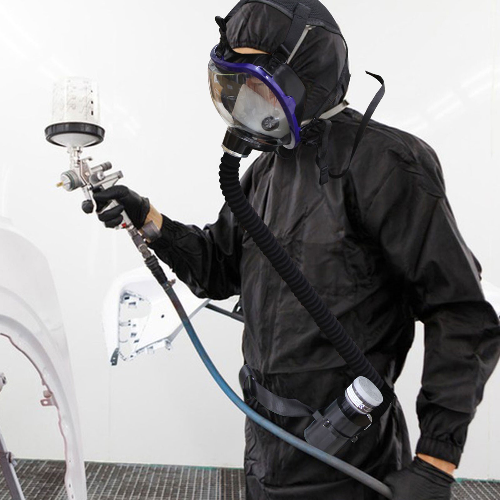 0.5M Rubber Gas Mask Hose for Connection with The 40mm Filter Boxes & Respirator