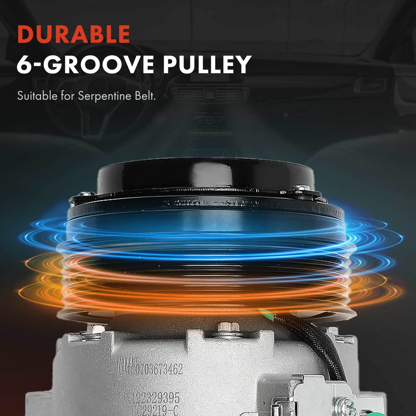 A/C Compressor With Clutch for Chevrolet Colorado GMC Canyon 2015-2016 V6 3.6L