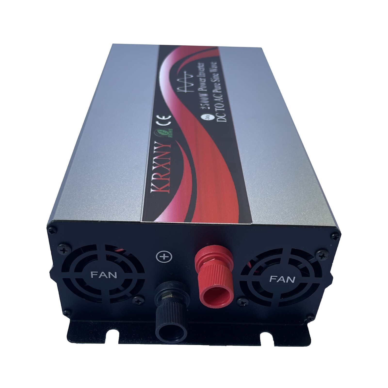 2500W Power Inverter 12V/24V/48V DC to 110V 120V AC 60HZ Pure Sine Wave From US