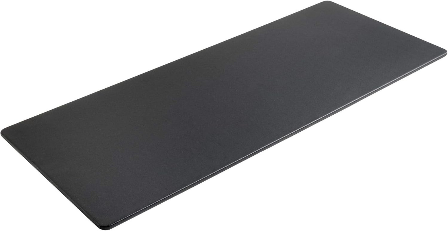 Black Leatherette 30" X 12.5" Keyboard/Mouse Desk Mat