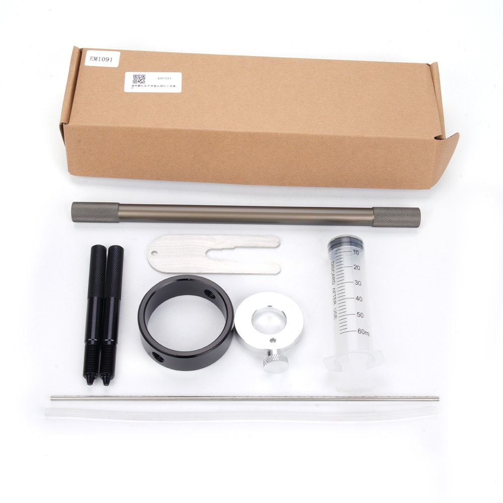 Universal Motorcycle Fork Spring Compressor Tool and Fork Oil Level Tool Kit