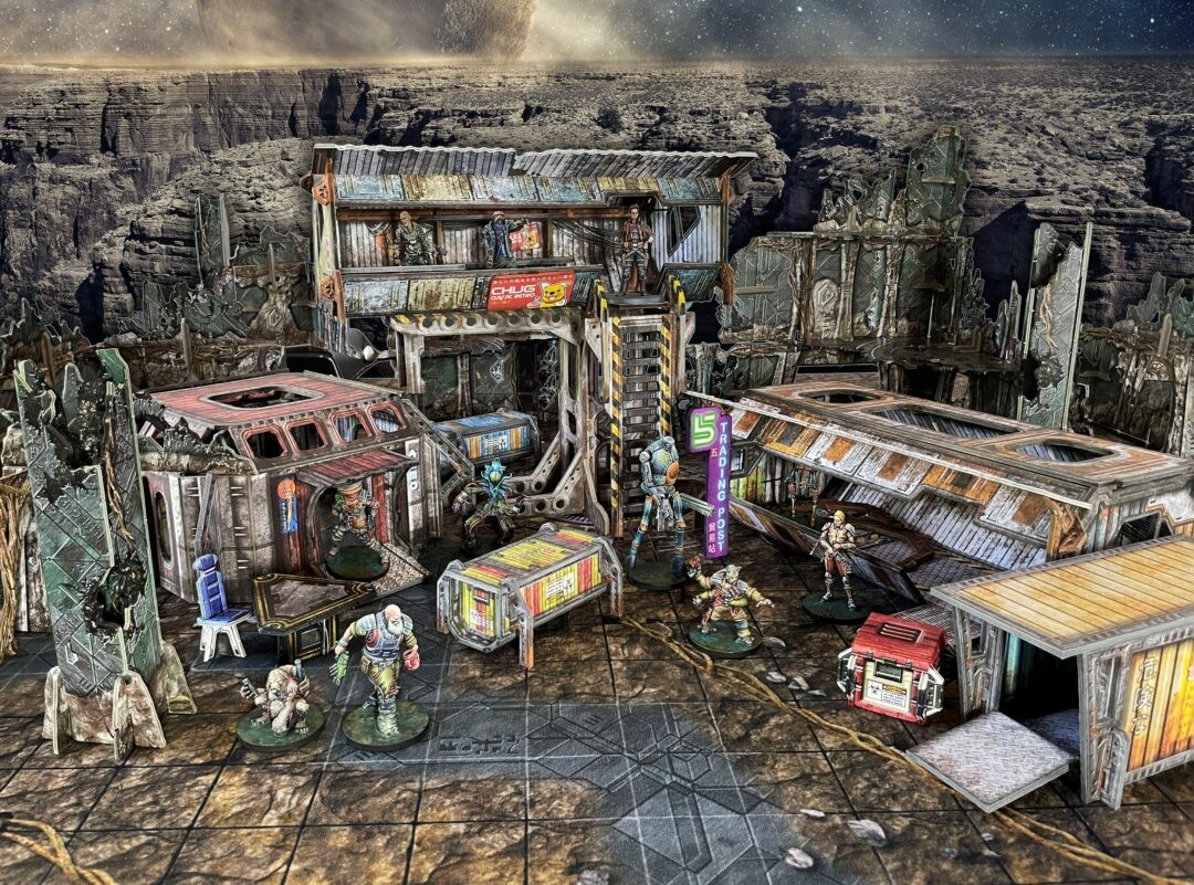 Battle Systems Trader Encampment Terrain Set for 28mm Wargames