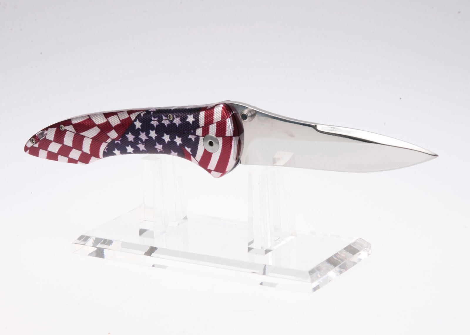Vintage USA TiNives Stars and Stripes Knife CNC Tolerance