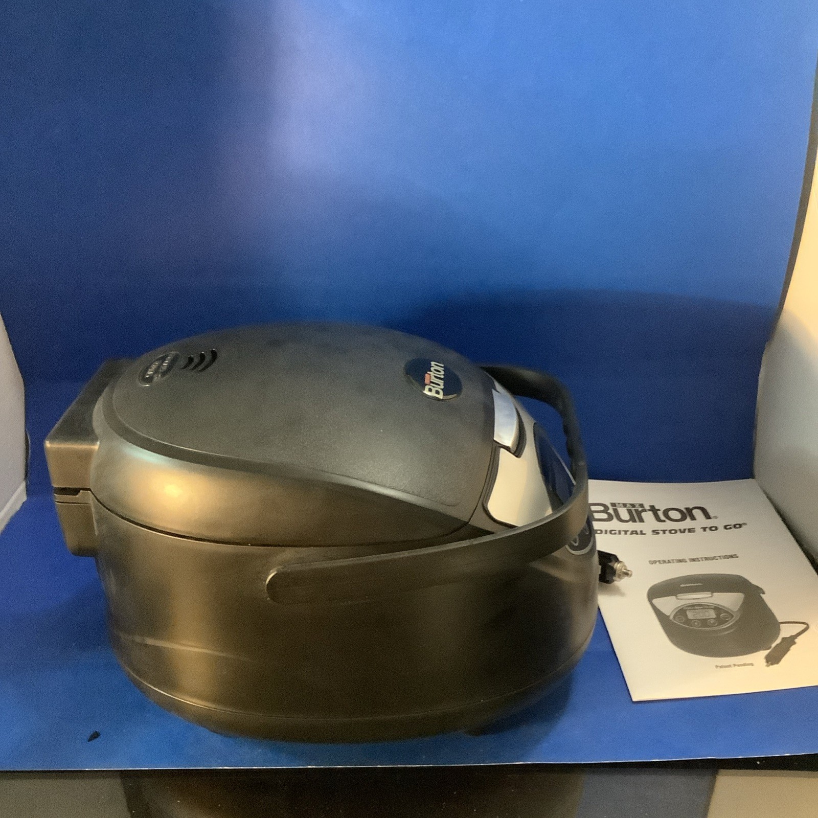 Max Burton Digital Stove To Go Model 6905 12 Volt Travel Camping Trucker