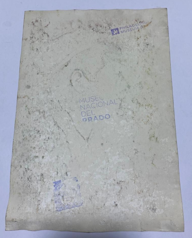 JOHN SINGER SARGENT Drawing on paper (Handmade) signed and stamped mixed media.