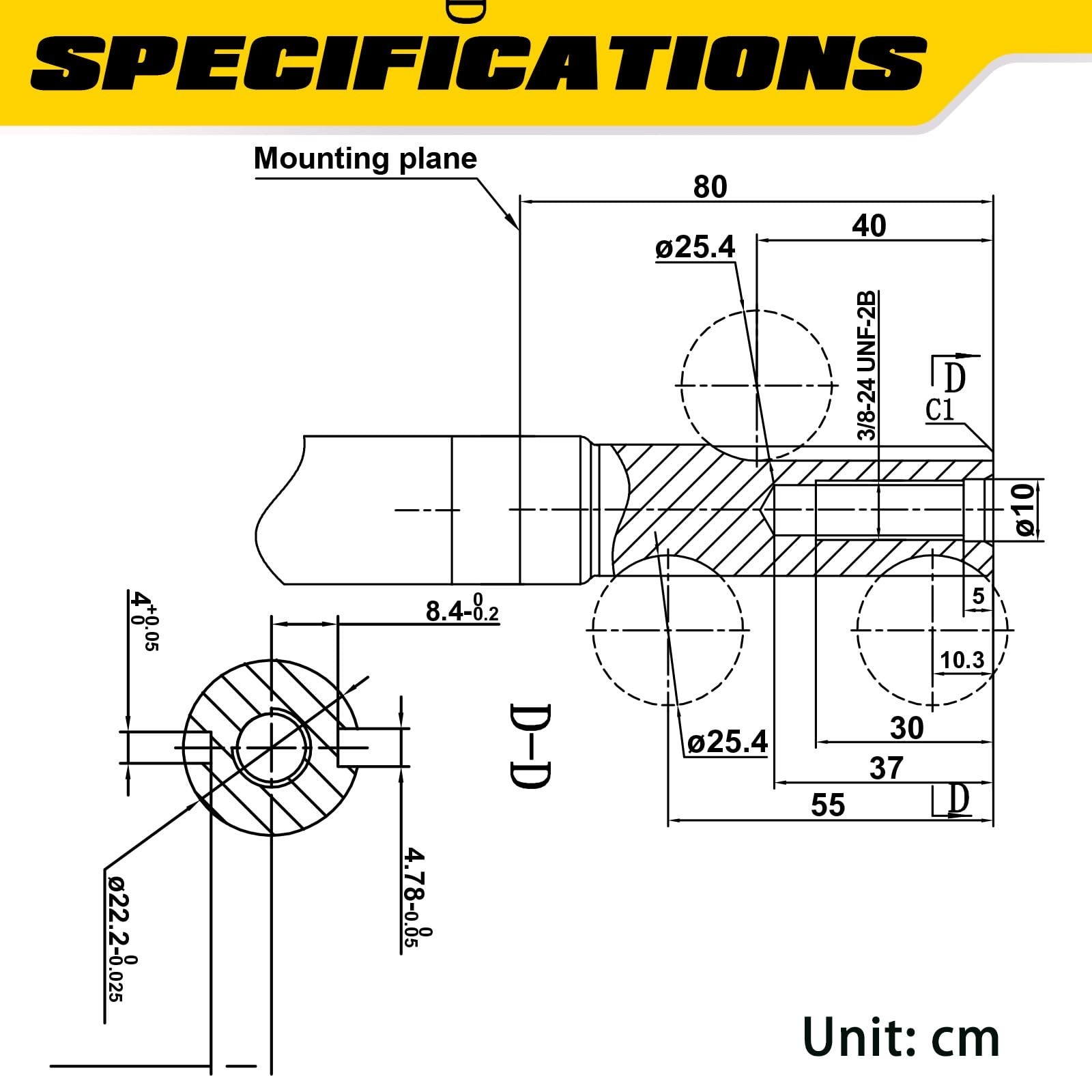 Aceup Energy 4.4HP 173cc Gas Engine Vertical Shaft 4-Stroke OHV Motor w/ Primer