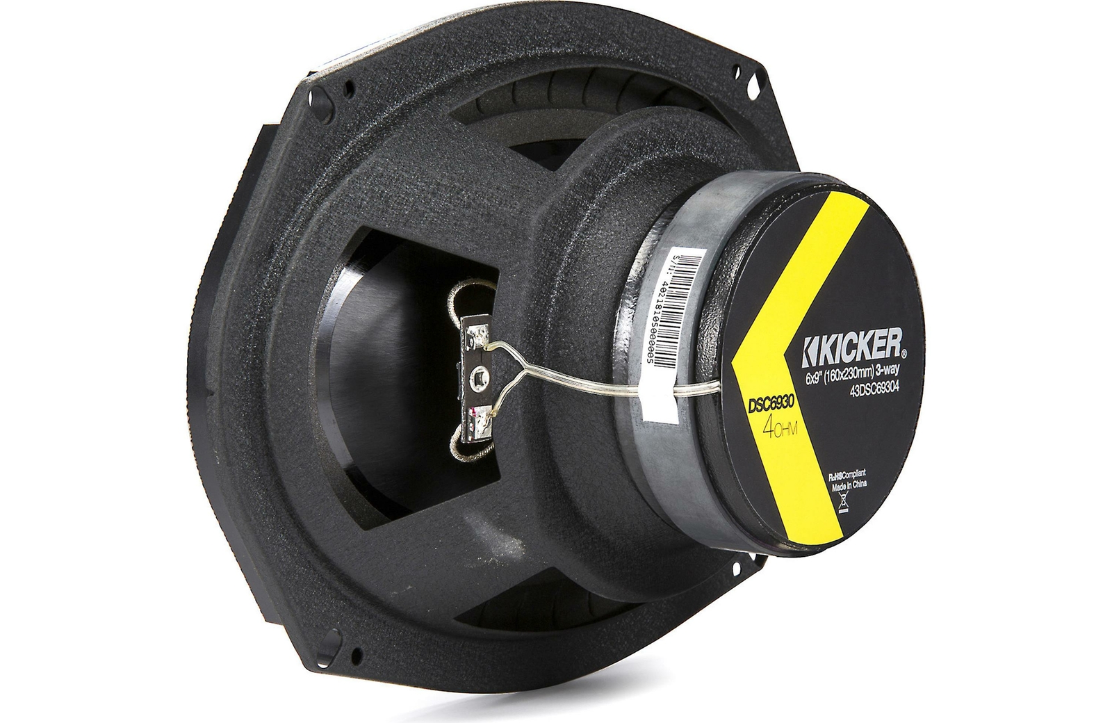 Kicker DS Series 6x9" 3-Way Car Speakers - Pair *43DSC69304