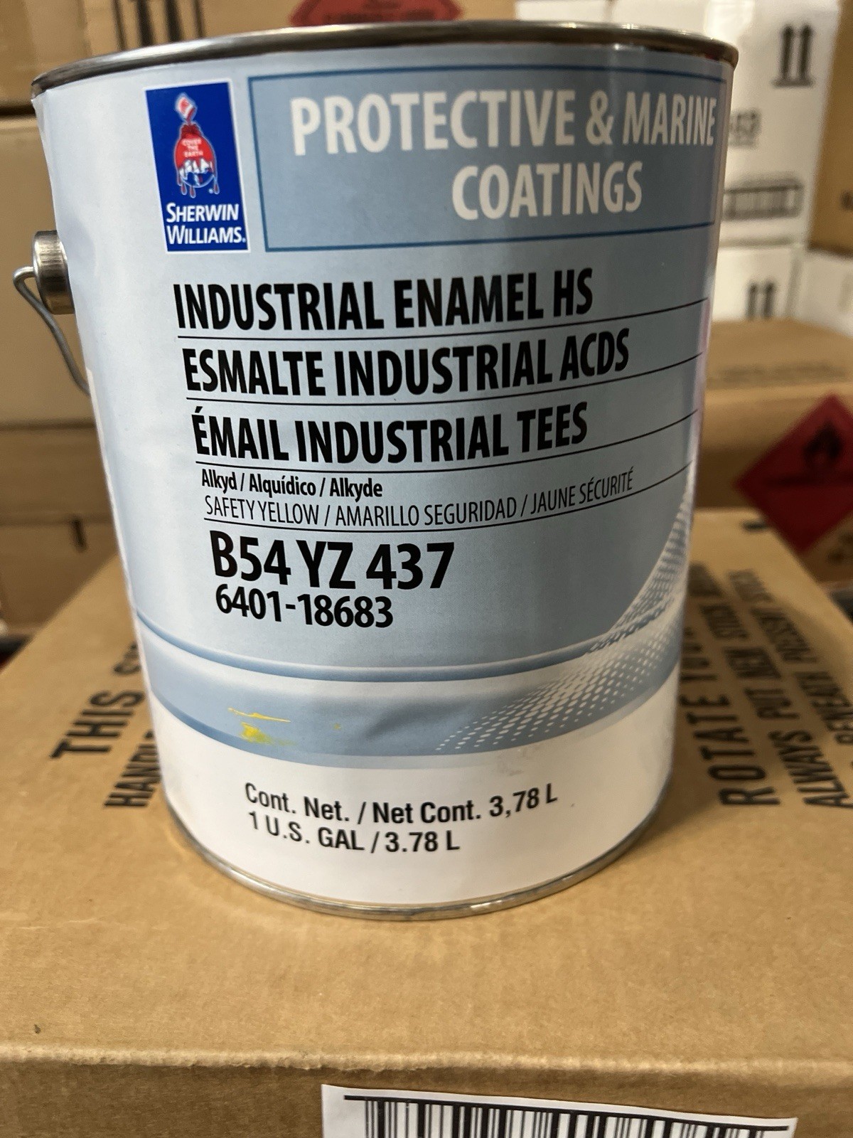 Sherwin Williams Protective & Marine Industrial Polyurethane Gloss Safety Yellow