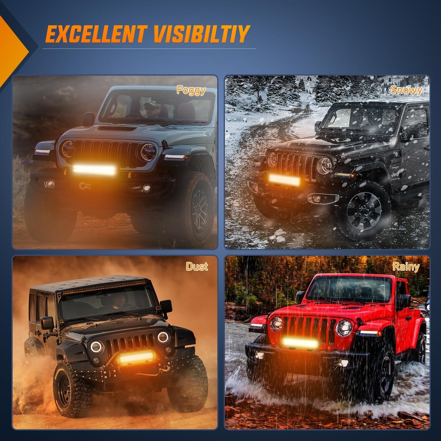 Nilight LED Light Bar 12 Inch 72W Spot Flood Combo Beam Off Road Light