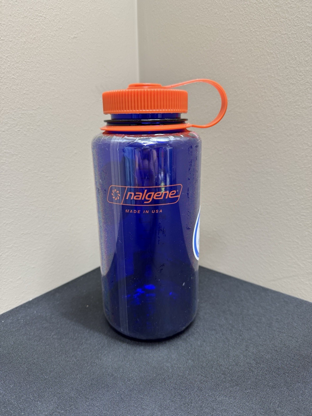 New Nalgene 32 Oz Periwinkle Water Bottle Leak Proof Bpa Free Wide Mouth Lid