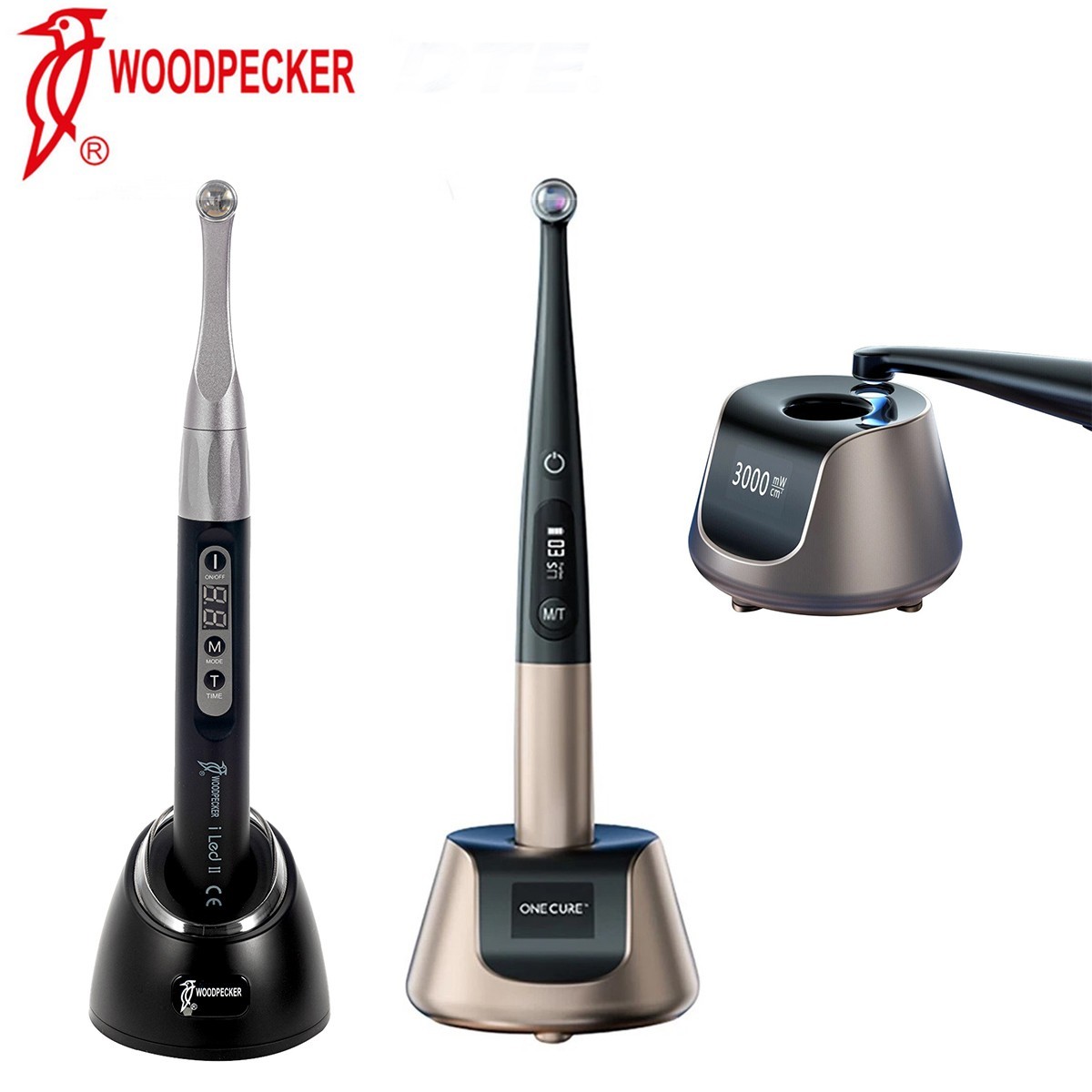 Woodpecker Dental ILED II /O-Star Curing Light Lamp Wide-Spectrum 1 Sec Curing