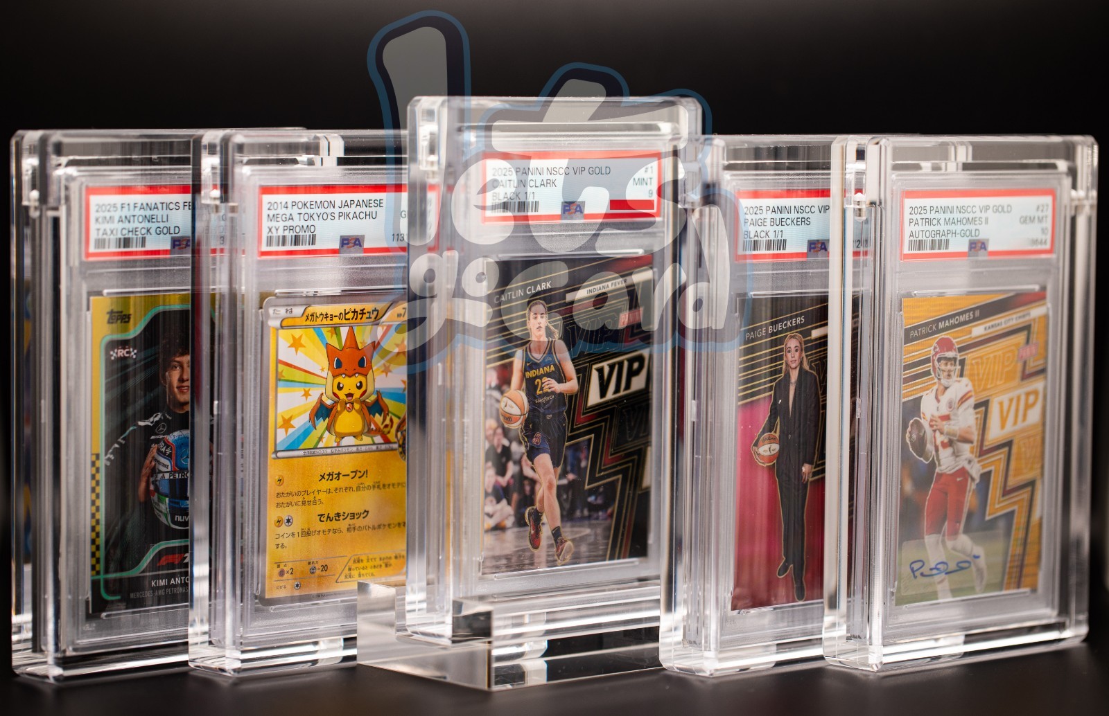 PSA Slab Display Case Acrylic Magnetic Holder Stand for PSA 35pt Graded Cards