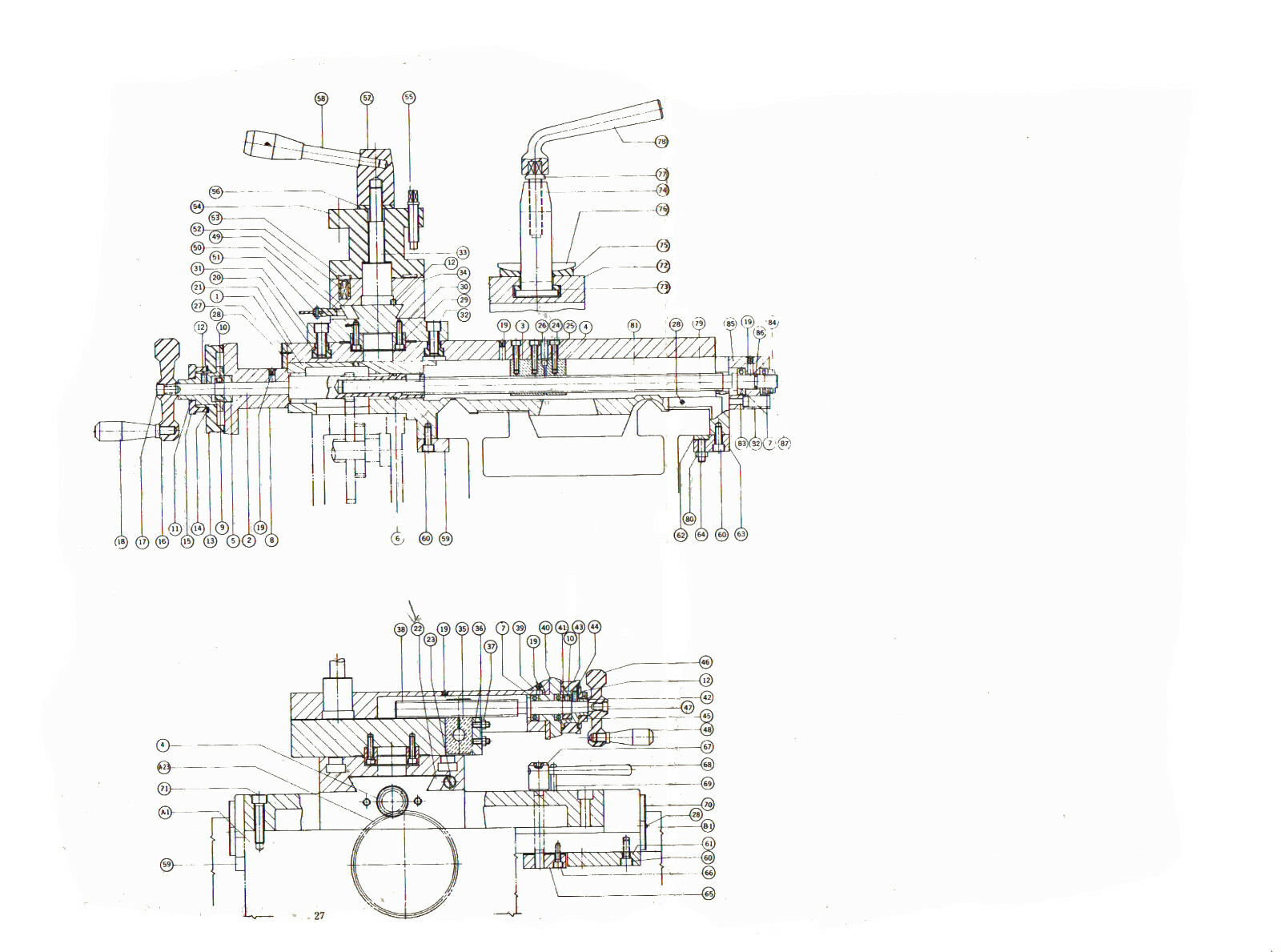 Victor Lathes Models 1640, 1660, 1680 Operation & Parts List Manual #1397