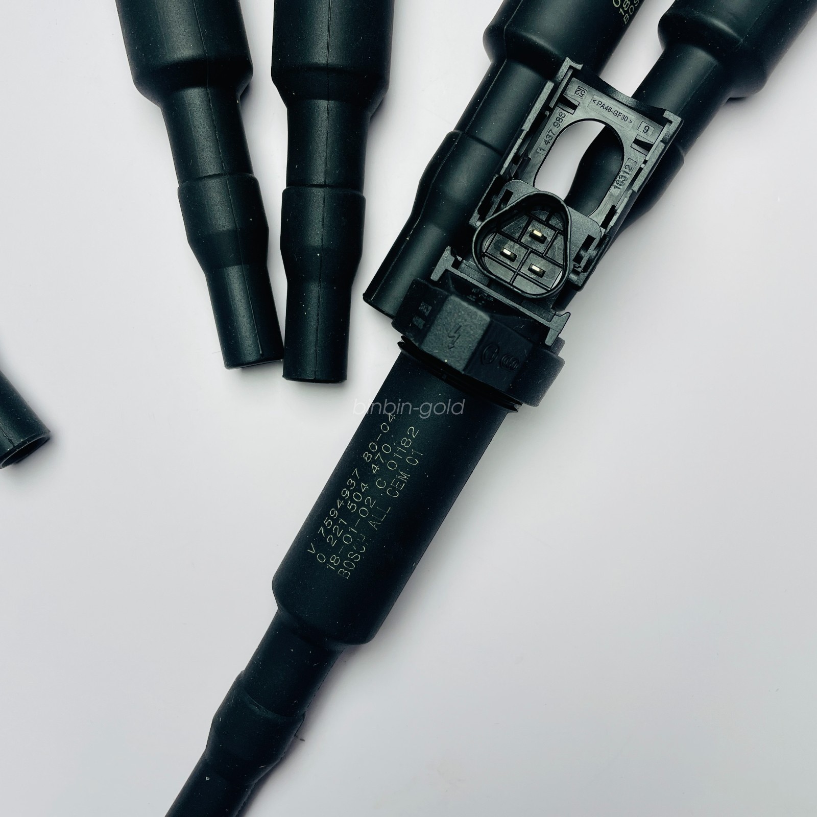 6x OEM BOSCH Ignition Coil Set W/ Connector Boot For BMW 5 6 7 x5 x6 0221504470