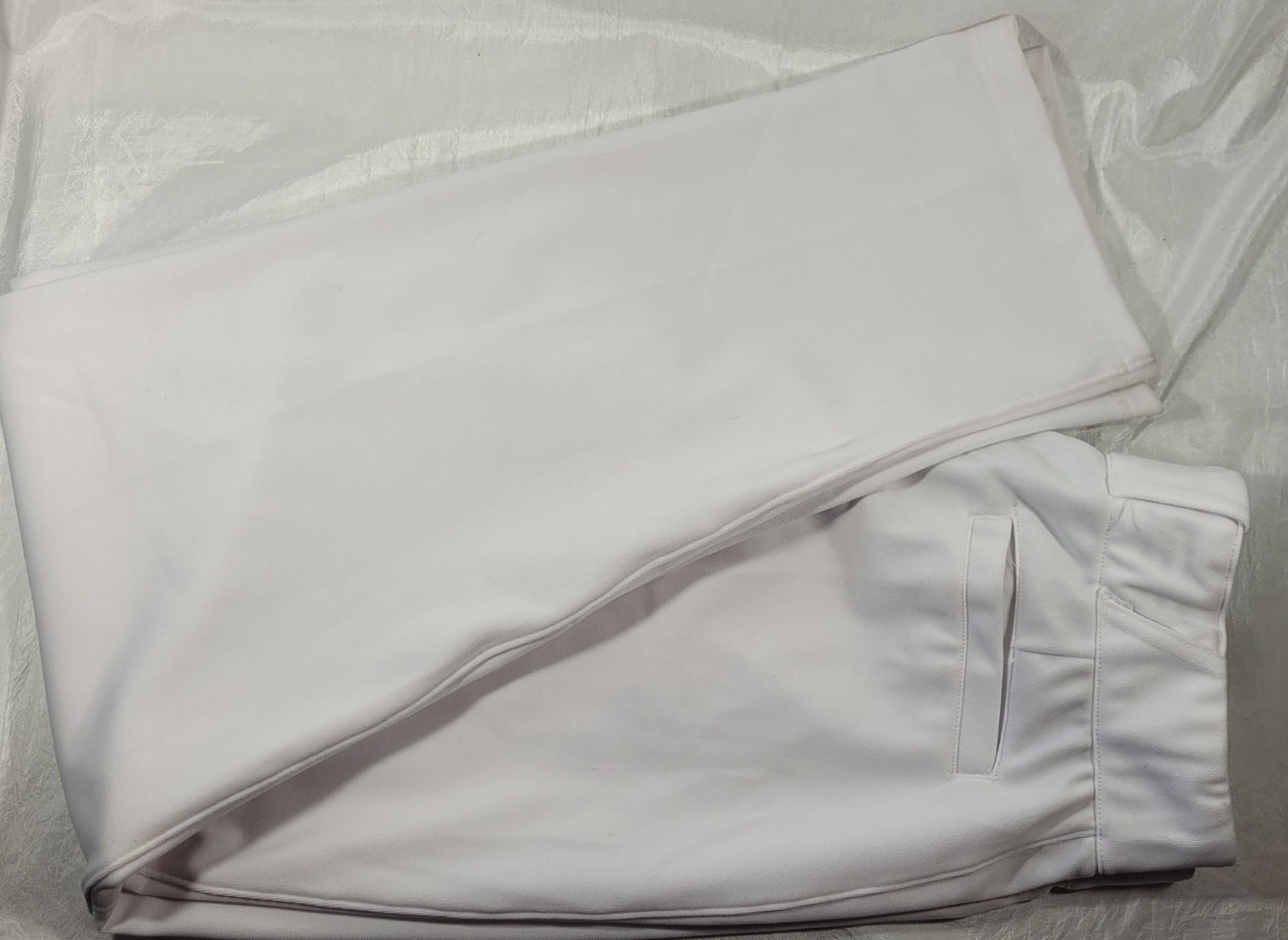 Adidas Climalite Men's Full Length Straight Leg Baseball Pants - White - Large
