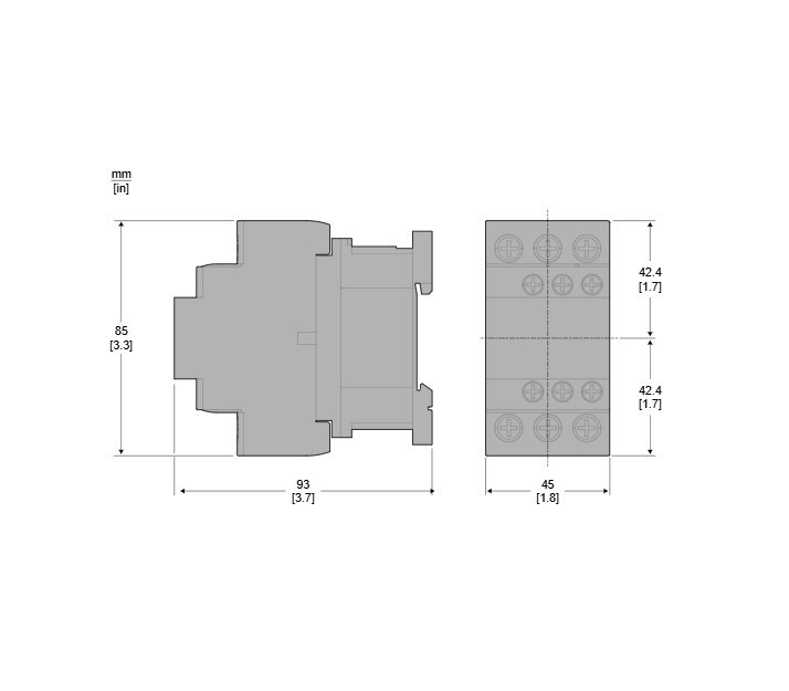Schneider Electric LC1D25P7 Manual Motor Circuit Breaker 3P(3NO) 25A 230V AC New