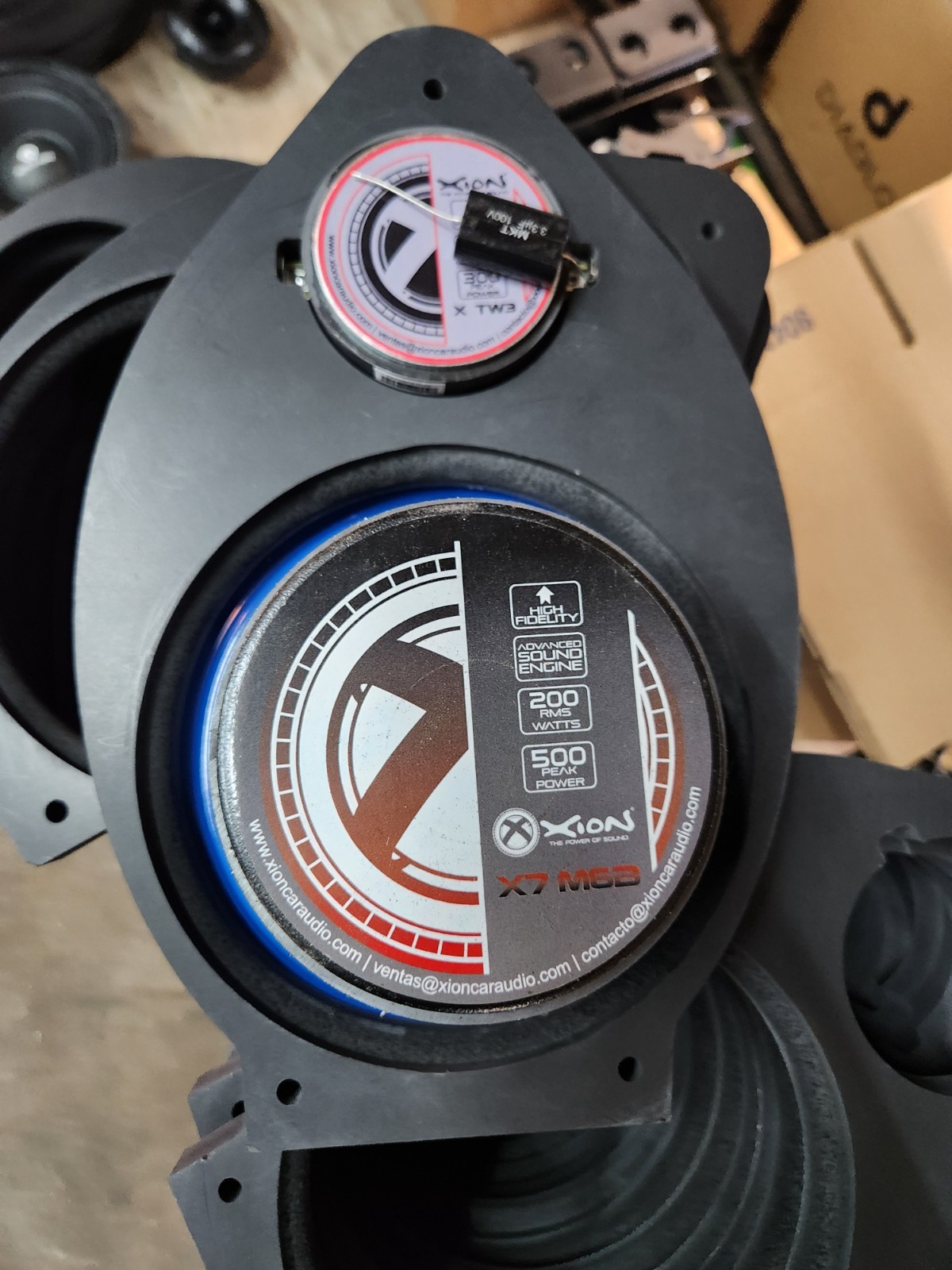 Custom Door Speaker Adapters 6x9 to 6.5 w 3.5 Tweeter 2014-2026 Chevy GMC GM