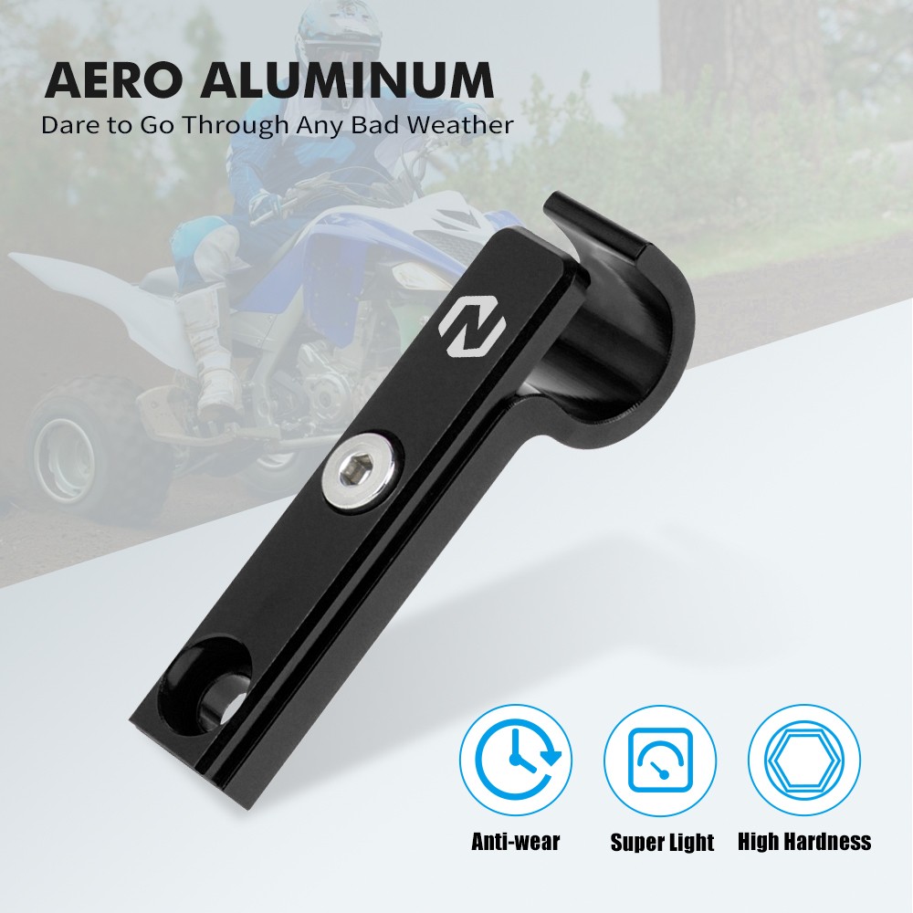 NICECNC Brake Line Cable Clamp For Yamaha Raptor 700 700R YFM700 2009-2026 Black