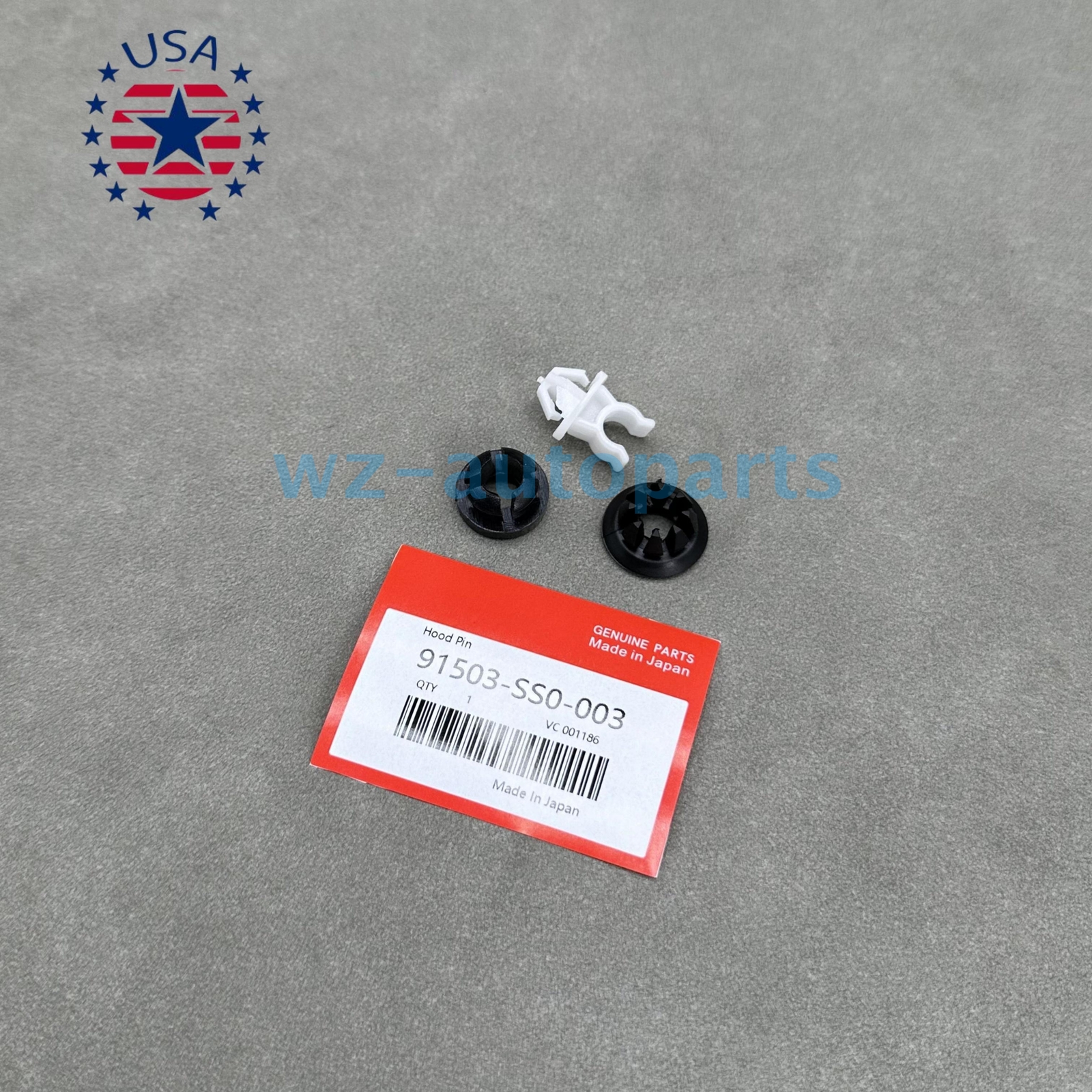 OEM 3pcs Car Hood Support Prop Rod Holder Clip For Honda Accord Odyssey Prelude