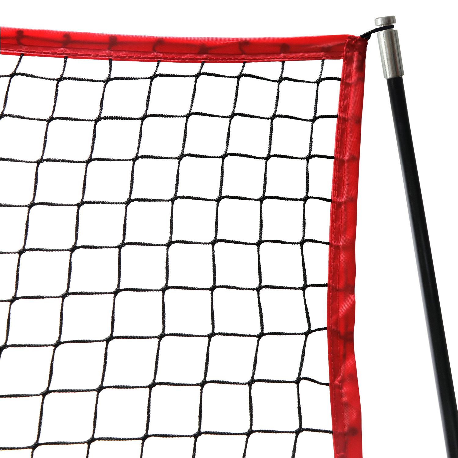 7'×7' Baseball Softball Practice Net Hitting Pitching Net Bow Frame w/Carry Bag