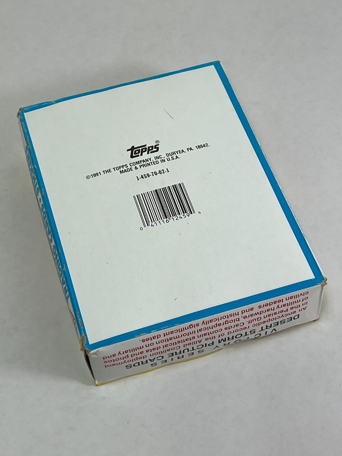 💥 NEW 1991 Topps Desert Storm Trading Cards Stickers Case 36 Wax Pack Box NOS💥