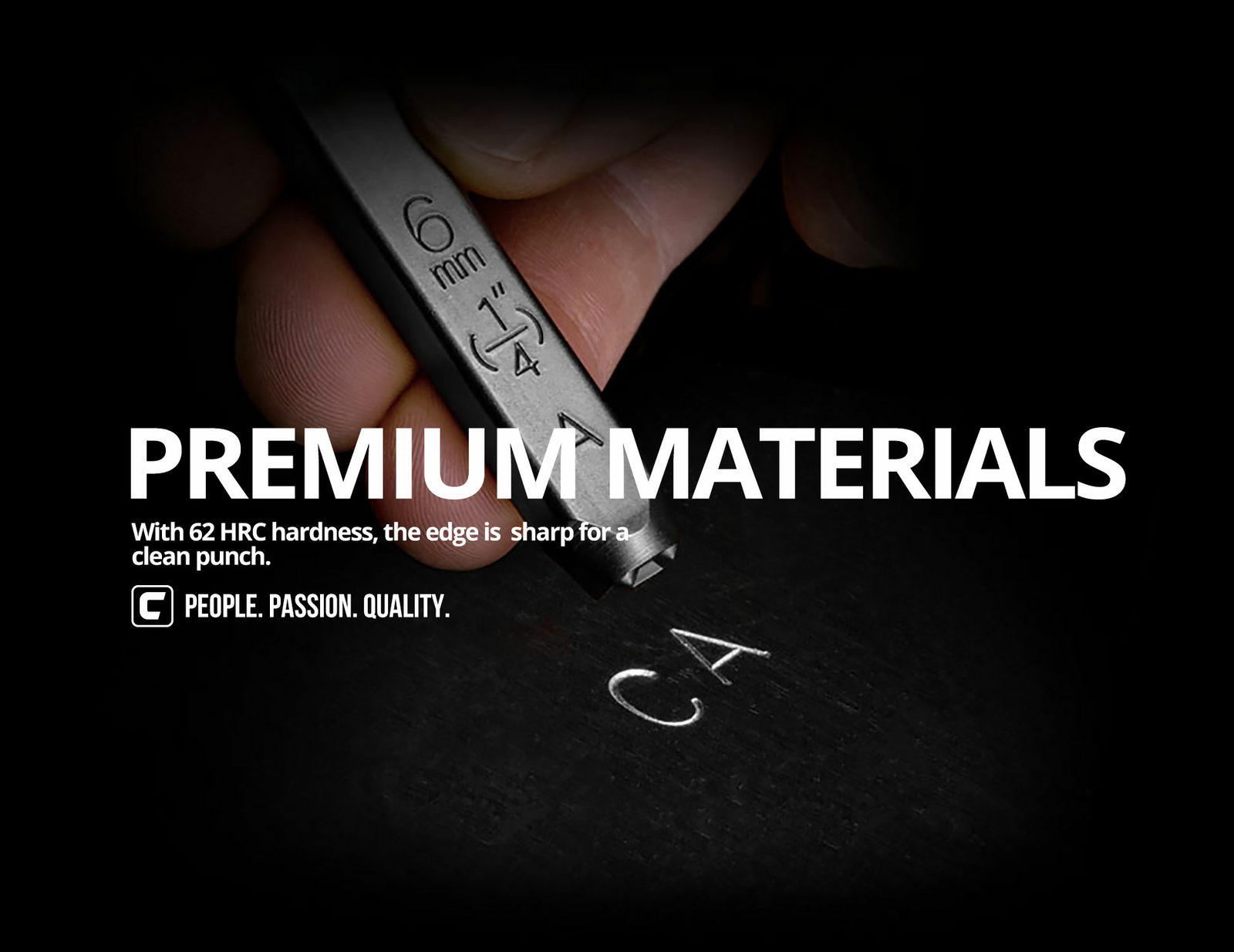 Capri Tools Professional Letter and Number Stamp Set