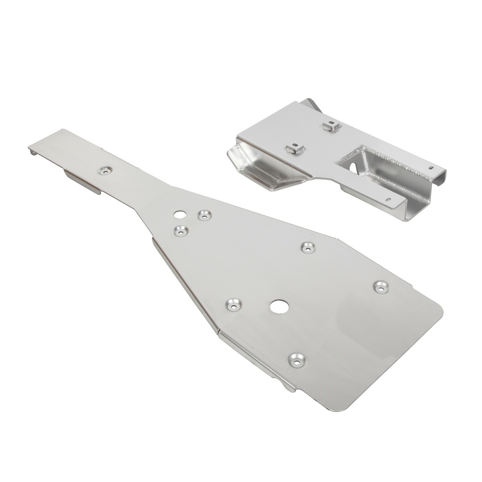 For Yamaha Raptor 700 700R Full Chassis Glide Swing Arm Skid Plate Guard Combo