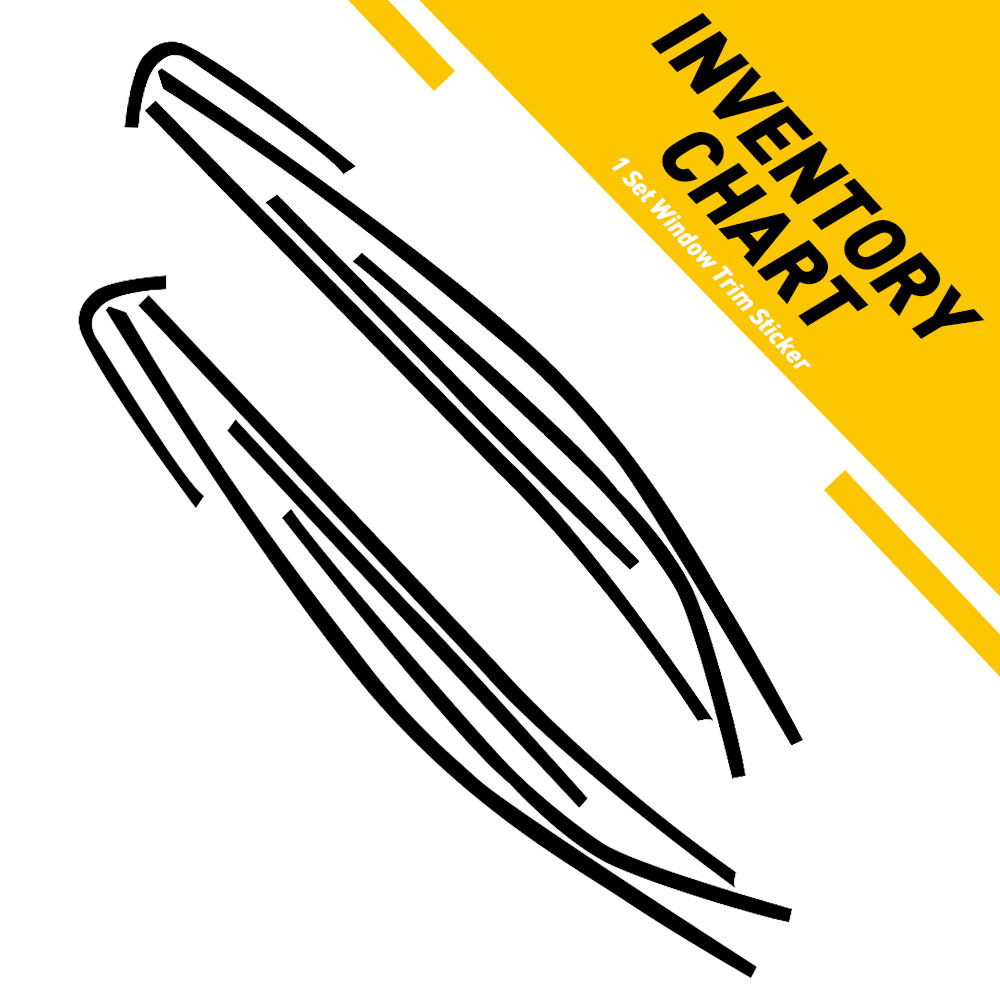 Chrome Delete Blackout Overlay for 2018-24 Toyota Camry Window Trim F