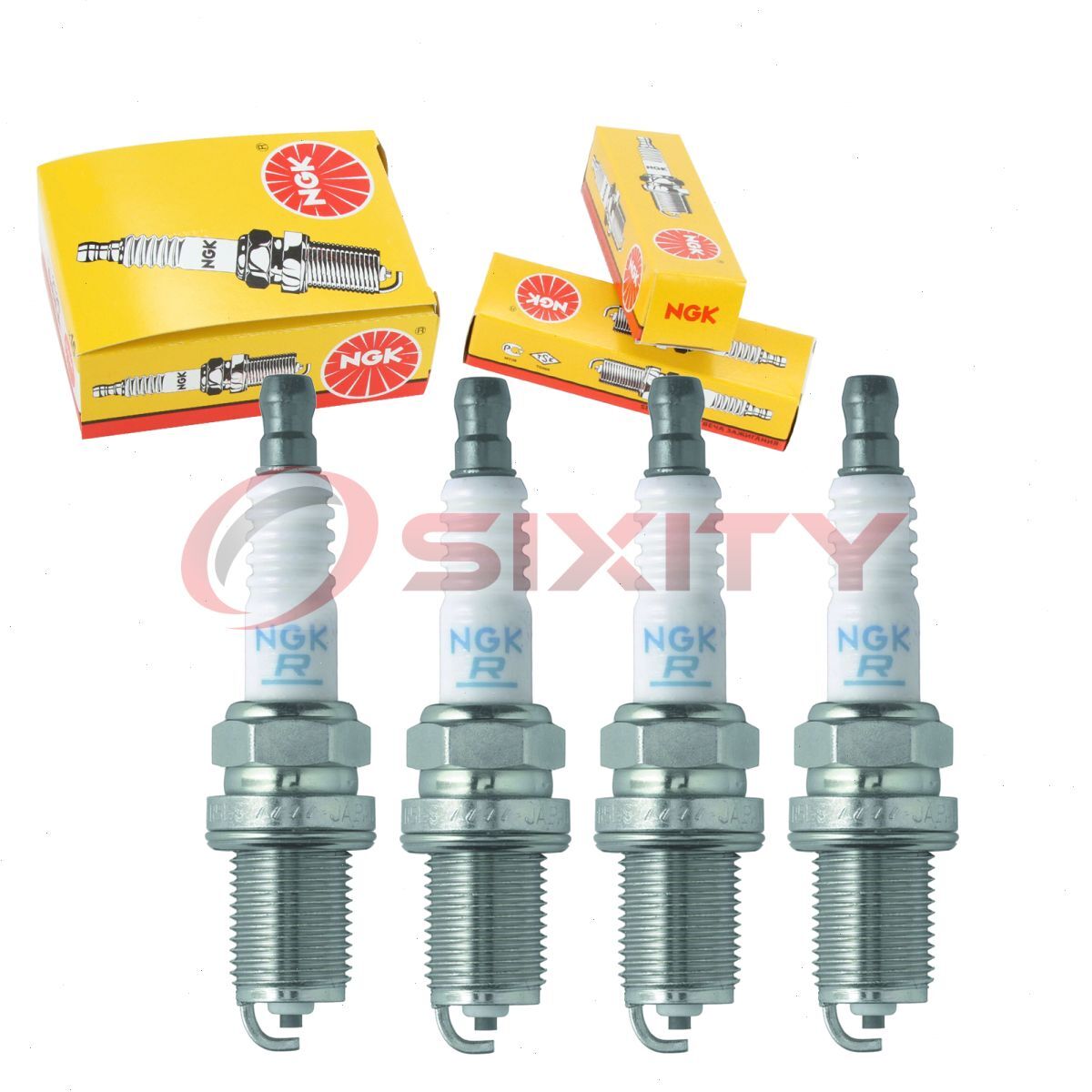 4 pc NGK Standard Spark Plugs for 1992-2011 Toyota Camry 2.2L 2.4L L4 uy
