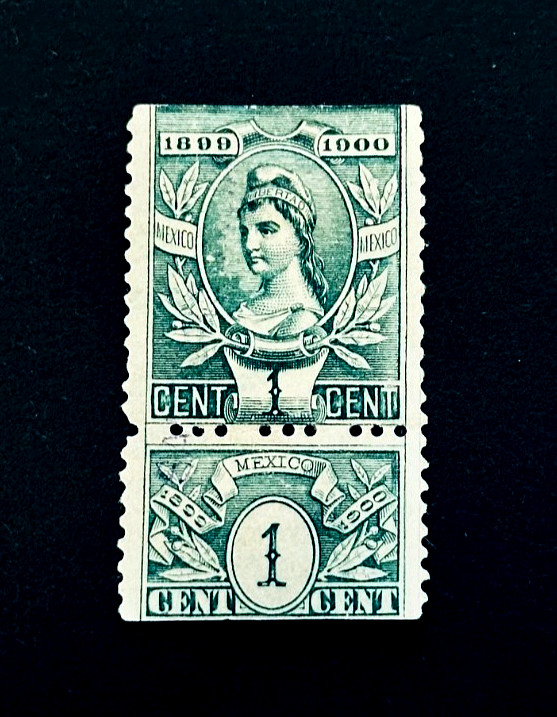 MEXICO Stamp - 1899 Revenue Lady Liberty Used VLC r18 Scarce