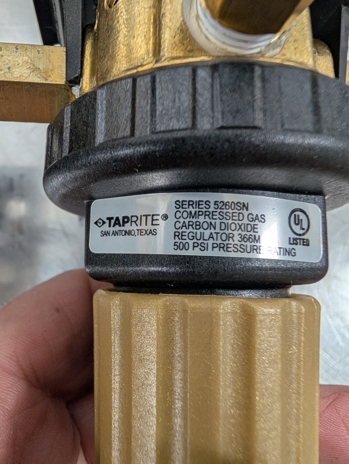 Taprite Dual Body CO2 Regulator - Two Gauge Two Outlet Series 5260SN 500psi [OFF