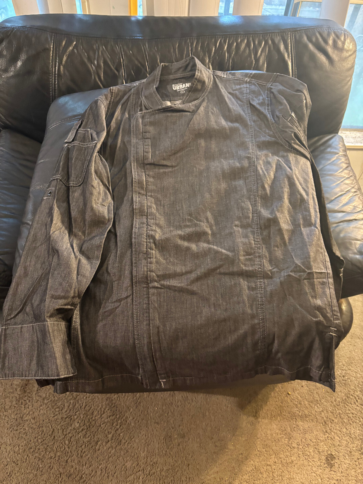 Chef Works Urbani collection long sleeve kitchen uniform top S studio sale