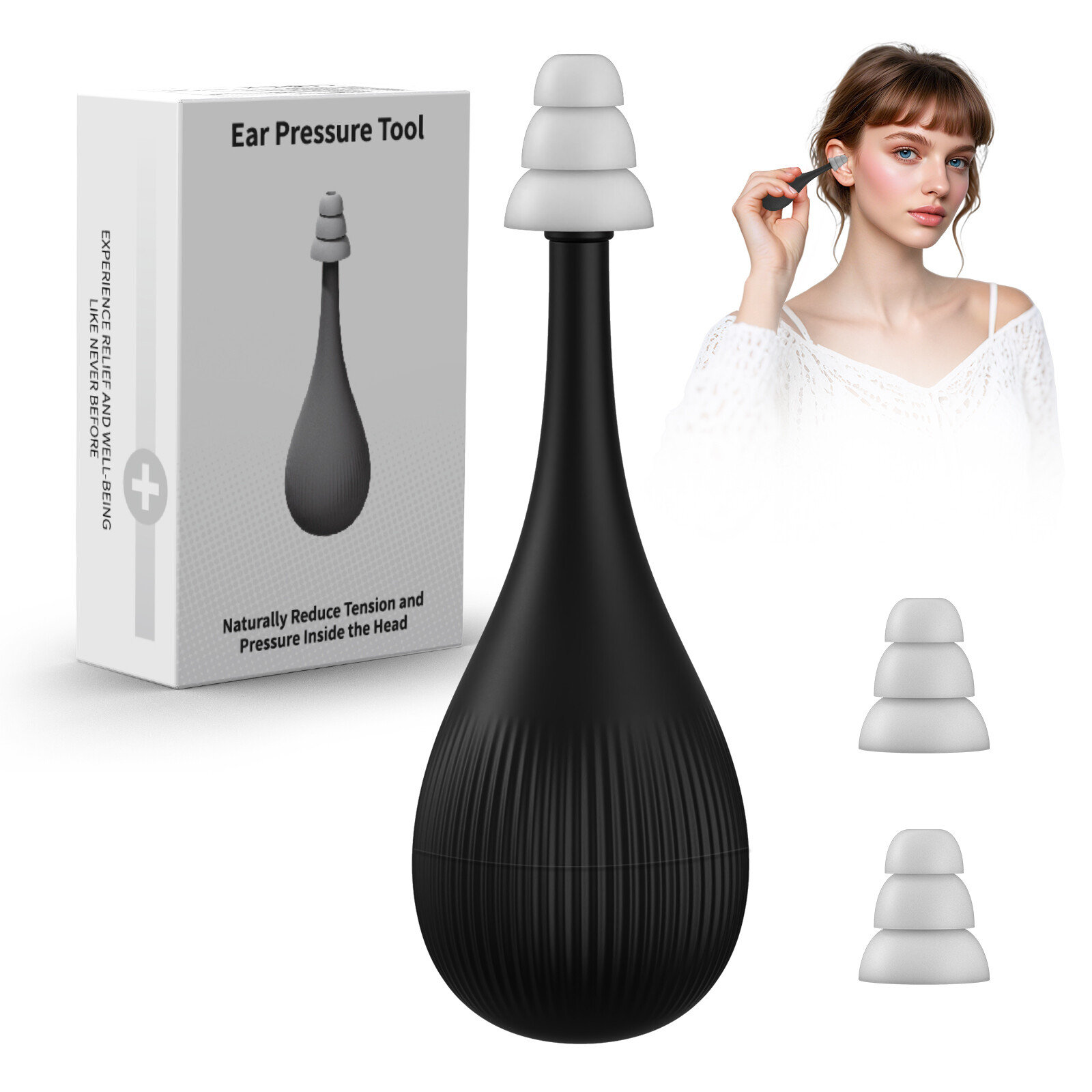Tinnitus Relief Tool Ear Pressure Relief Device Instant Inner Ear Tension Relief