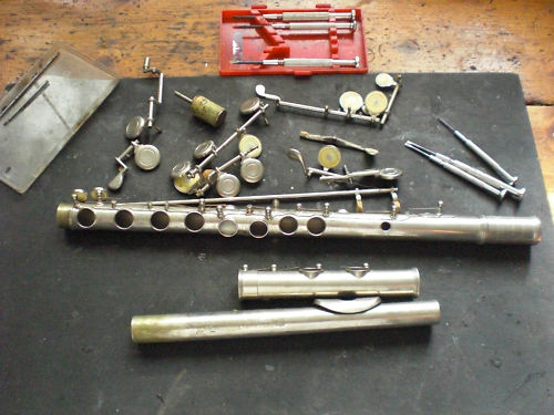 Open-hole Flute re-pad - C or B foot - Major brands