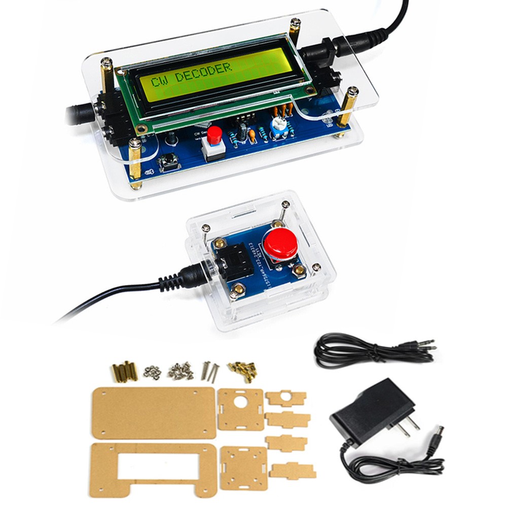 Trainer Morse Code Decoder Keyer Interpreter DIY Electronic Component Kit SET