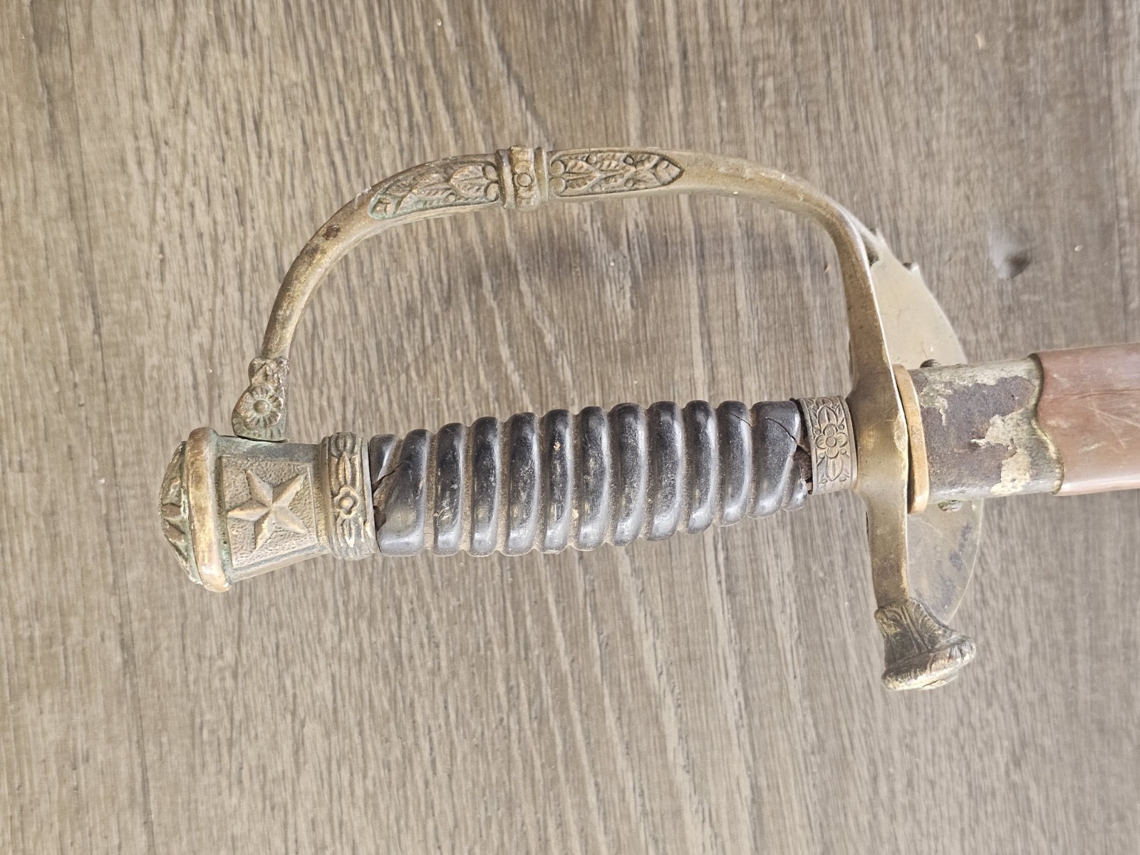 RAREST 1890s NAVY MARINES SABER SPANISH AMERICAN WAR SWORD