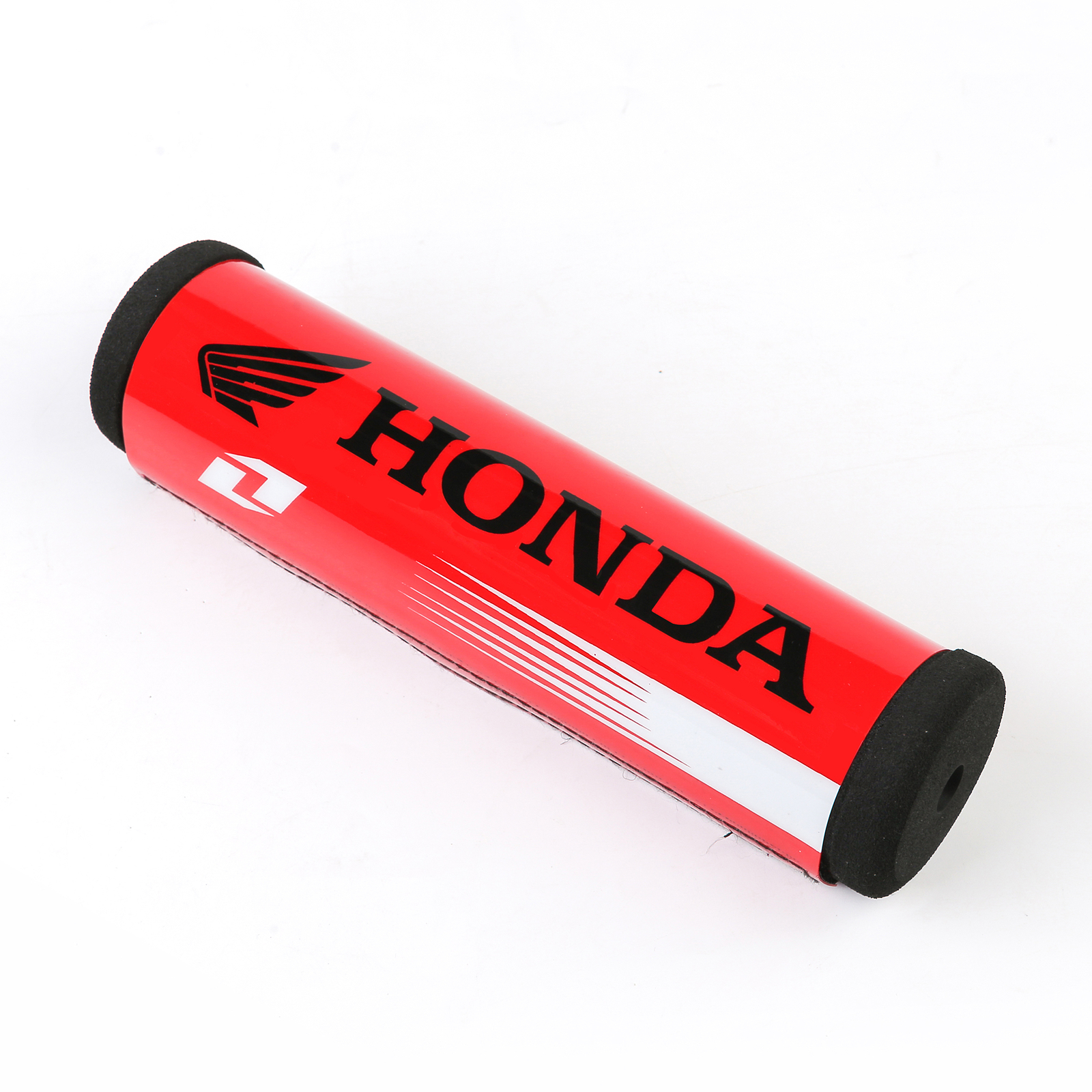 New Red Honda Sponge Foam Crossbar Protection Pad (7.9in Long) Black Text